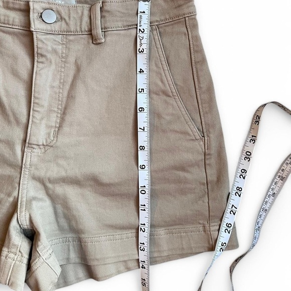 Everlane High-waisted khaki cotton shorts - Picture 5 of 6